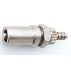 Napáječka s převlečnou maticí bez výřezu na hubici, pro králíky atd., je velice osvědčená i pro papoušky