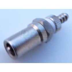 Napáječka s převlečnou maticí bez výřezu na hubici, pro králíky atd., je velice osvědčená i pro papoušky