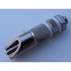 Napáječka se závitem a maticí M 6 do láhve pro králíky a jiná drobná zvířata