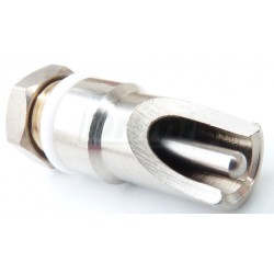 Napáječka se závitem a maticí M10 x 1 do láhve, nebo čtyřhranné trubky pro králíky, drůbež v klecích.