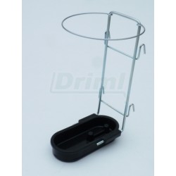 Univerzální napáječka - komplet s nerezovým chráničem - plastová vanička, pozinkovaný držák