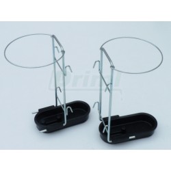 Univerzální napáječka - komplet s nerezovým chráničem - plastová vanička, pozinkovaný držák