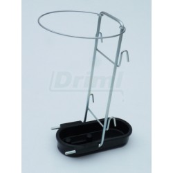 Univerzální napáječka - komplet s nerezovým chráničem - plastová vanička, pozinkovaný držák