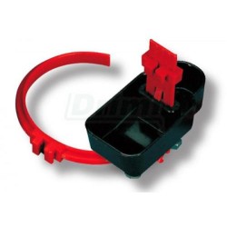 Univerzální napáječka na PET láhev s bakelitovou vaničkou. Králíci termoset nehryžou