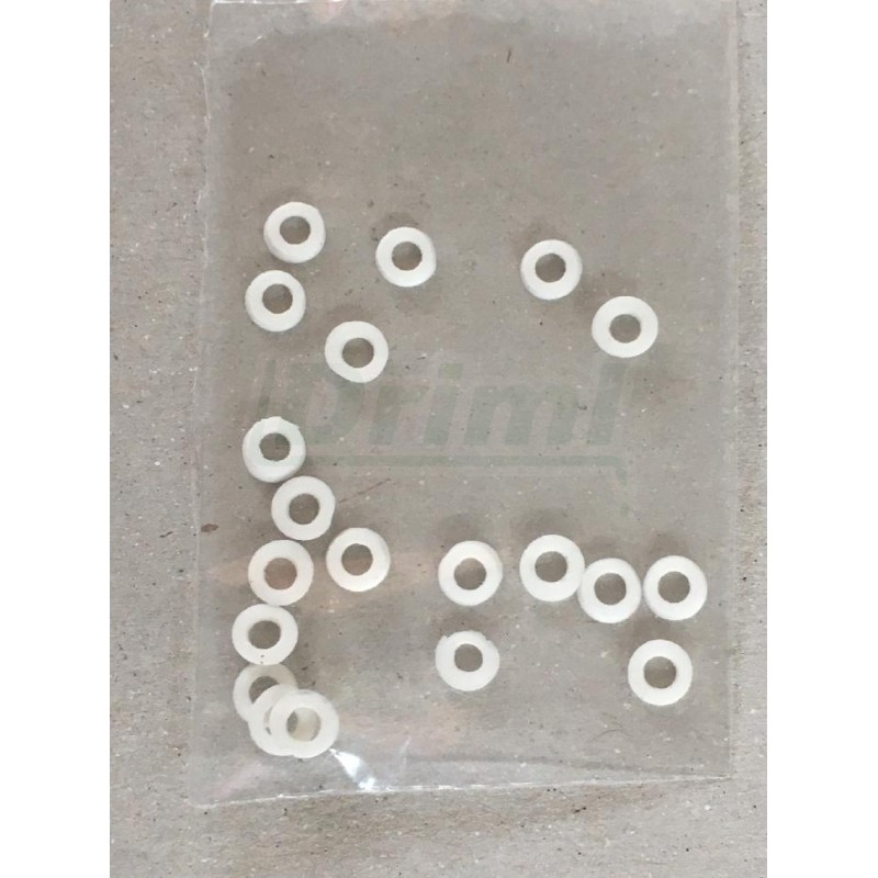 O kroužek 2,4 x 1,3mm ploché silikonové, balení 20 kusů