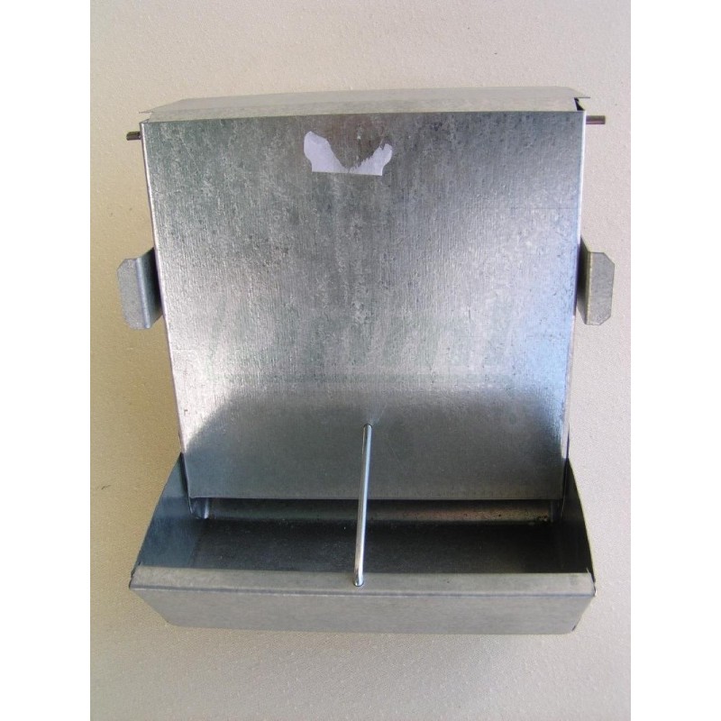 Zásobník na granule a zrno - obsluha zvenčí 1,5 l – pozinkovaný plech