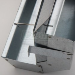 Zásobník na granule a zrno - obsluha zvenčí 1,5 l – pozinkovaný plech