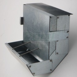 Zásobník na granule a zrno - obsluha zvenčí 2,5 l – pozinkovaný plech