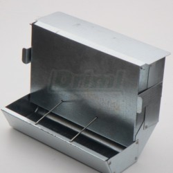 Zásobník na granule a zrno - obsluha zvenčí 2,5 l – pozinkovaný plech