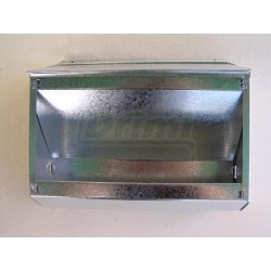 Závěsný zásobník s víkem 20 cm – pozinkovaný plech