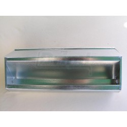 Závěsný zásobník s víkem 50 cm – pozinkovaný plech