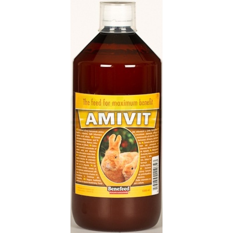 Amivit K 1 l podporuje dobrý zdravotní stav a imunitní systém, rychlou regeneraci organismu po porodu a nemoci