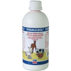 Vitamulgol 0,5 l - emulgovaná koncentrovaná směs vitamínů A,D 3 ,E,C - intenzivní přísun vitamínů, vhodné pro všechna zvířata