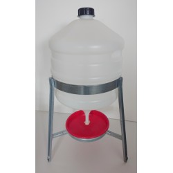 Barelová napáječka s horním plněním na nohách 30 l