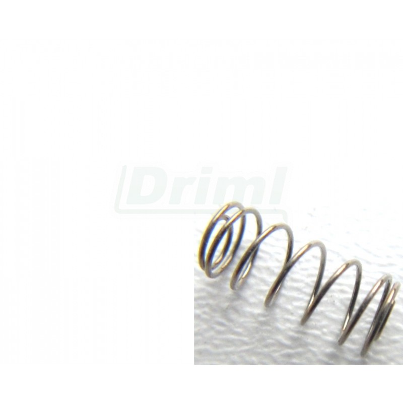 Pružina tlačná kuželová 1,0 x 40 k 30 122, 30 326, 30 327