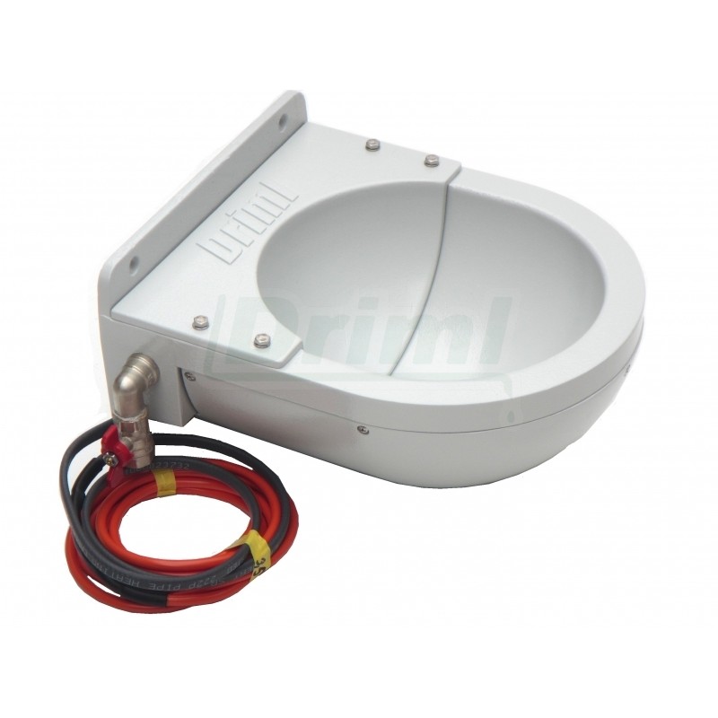 Vyhřívaná  dvouplášťová 4 l napáječka, hladinová. 75W, -30°C, na přívodu s 1,2m topného kabelu, 2 m stud. konec - základní cena