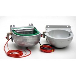 Vyhřívaná  dvouplášťová 4 l napáječka, hladinová. 75W, -30°C, na přívodu s 1,2m topného kabelu, 2 m stud. konec - základní cena