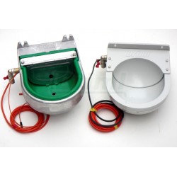 Vyhřívaná  dvouplášťová 4 l napáječka, hladinová. 75W, -30°C, na přívodu s 1,2m topného kabelu, 2 m stud. konec - základní cena