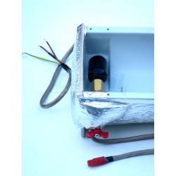 Vyhřívaná žlabová napáječka 12 l, 230V, 115 W, ovce, skot, koně