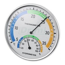 Teploměr - vlhkoměr kombinovaný přístroj zobrazuje současně teplotu a vlhkost vzduchu