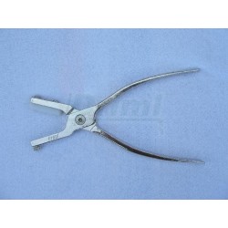 Tetovací kleště přímé 4 mm - DRIML- 7 znaků - pro zakrslé králíky, štěňata