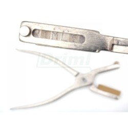 Tetovací kleště přímé 7 mm - DRIML - 7 znaků - pro králíky, selata