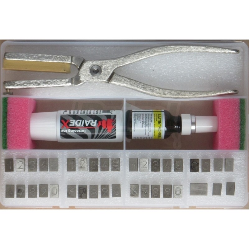 Tetovací sada 7 mm - kazeta