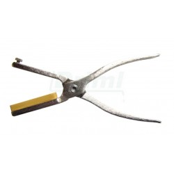 Tetovací kleště přímé 10 mm - DRIML - 7 znaků - pro velká plemena králíků, selata