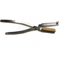 Tetovací kleště přímé 10 mm - DRIML - 7 znaků - pro velká plemena králíků, selata