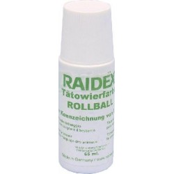 Tetovací barva orig. RAIDEX ROLL-ON 65 g zelená