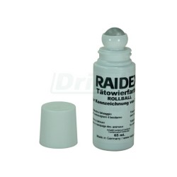 Tetovací barva orig. RAIDEX ROLL-ON 65 g bílá
