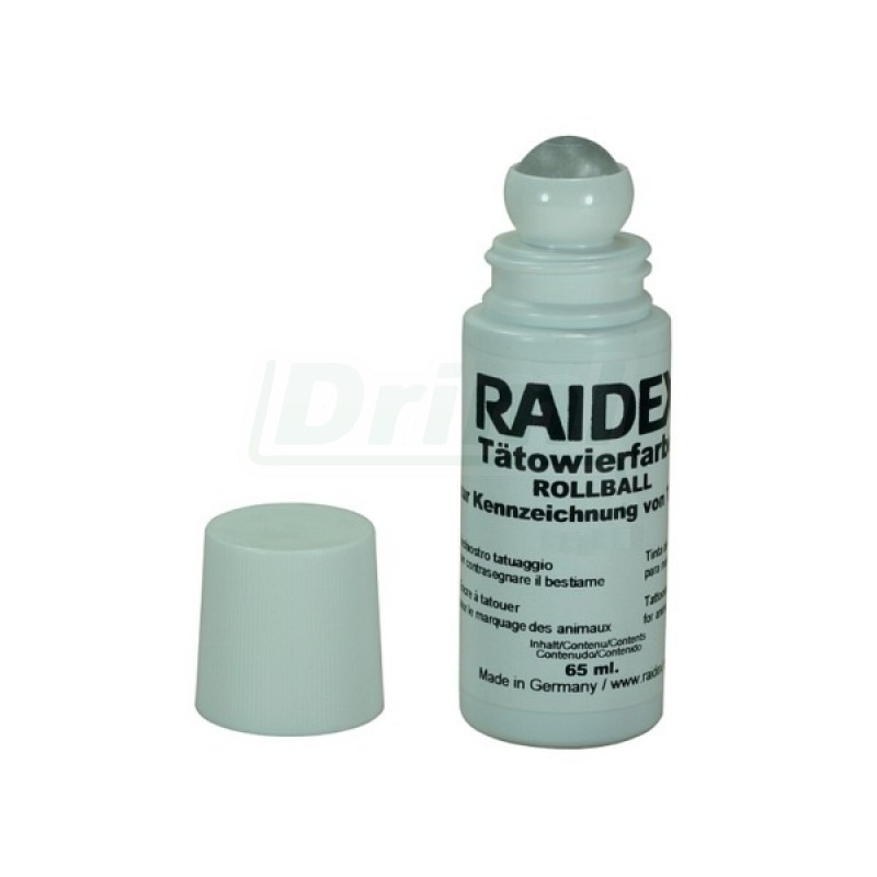 Tetovací barva orig. RAIDEX ROLL-ON 65 g bílá