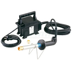 Odrohovač síťový s trafem 24 V / 250 W, hrot d 18 mm. Za 5 min. 700 C, vysoký topný výkon