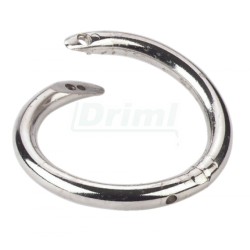 Kruh nosní, otočný, nerez, průměr 65mm