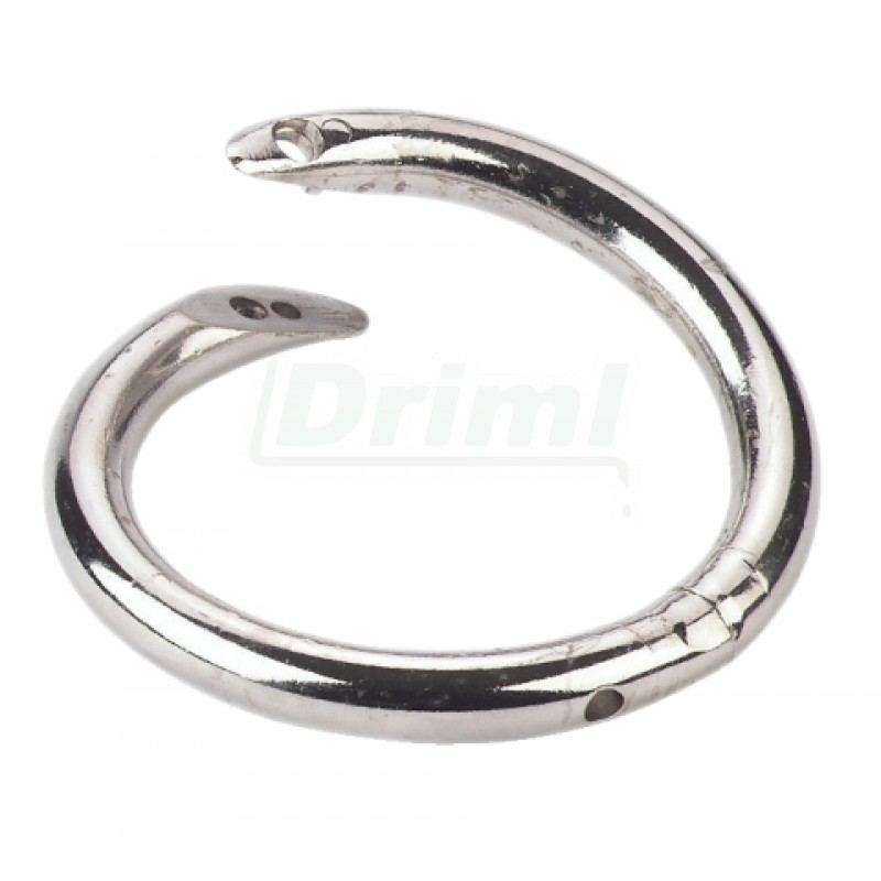 Kruh nosní, otočný, nerez, průměr 65mm