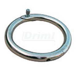 Kruh nosní, otočný, nerez, průměr 65mm