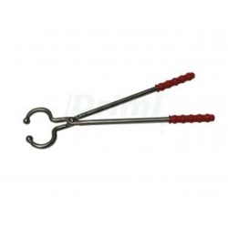 Kleště nosní fi xační dle ABELA s gumovými čepičkami, dlouhé 38cm