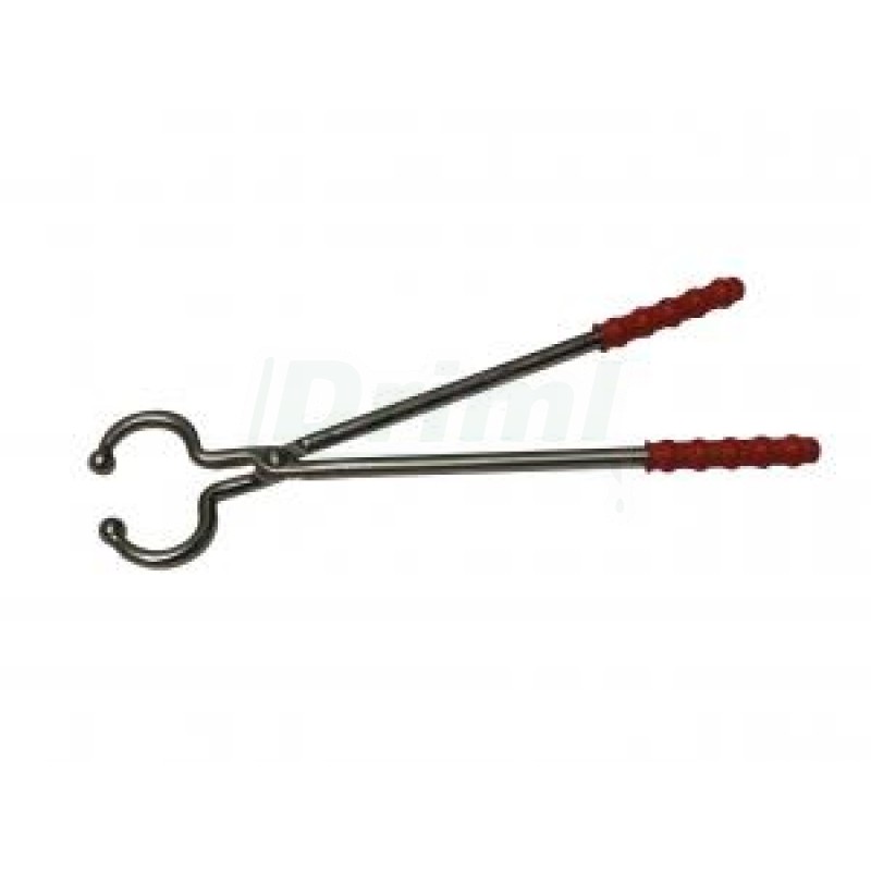 Kleště nosní fi xační dle ABELA s gumovými čepičkami, dlouhé 38cm