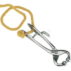 Nosní kleště s vodícím provazem, nerez