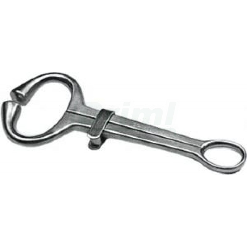 Kleště nosní HARMS TOP kvalita, nerez lešťená, odpružené, se zarážkou, cca 19 cm, pro býky