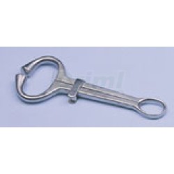 Kleště nosní HARMS TOP kvalita, nerez lešťená, odpružené, se zarážkou, cca 19 cm, pro býky