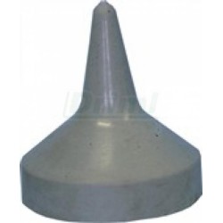 Dudlík na tuplák náhradní - gumový, šedý d 120mm