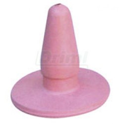 Dudlík miskový gumový růžový se zpětným ventilem