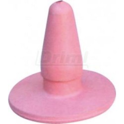 Dudlík miskový gumový růžový se zpětným ventilem