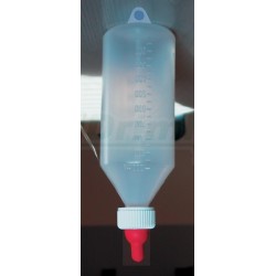 Láhev pro jehňata 1 l polyetylén, se stupnicí a závěsným poutkem