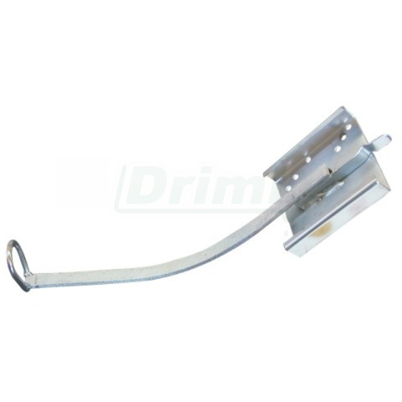 Držák láhve kovový k 4,5 l vyhnuté nádobě s madlem, a horním plněním (startér) d