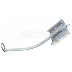 Držák láhve kovový k 4,5 l vyhnuté nádobě s madlem, a horním plněním (startér) d