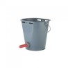 Kbelík napájecí plastový, šedý,zesílený, se stupnicí do 8 l, včetně zpět.ventilu a červeného dudlíku