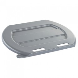 Víko šedé na oboustranně zploštělé napájecí kbelíky 8l