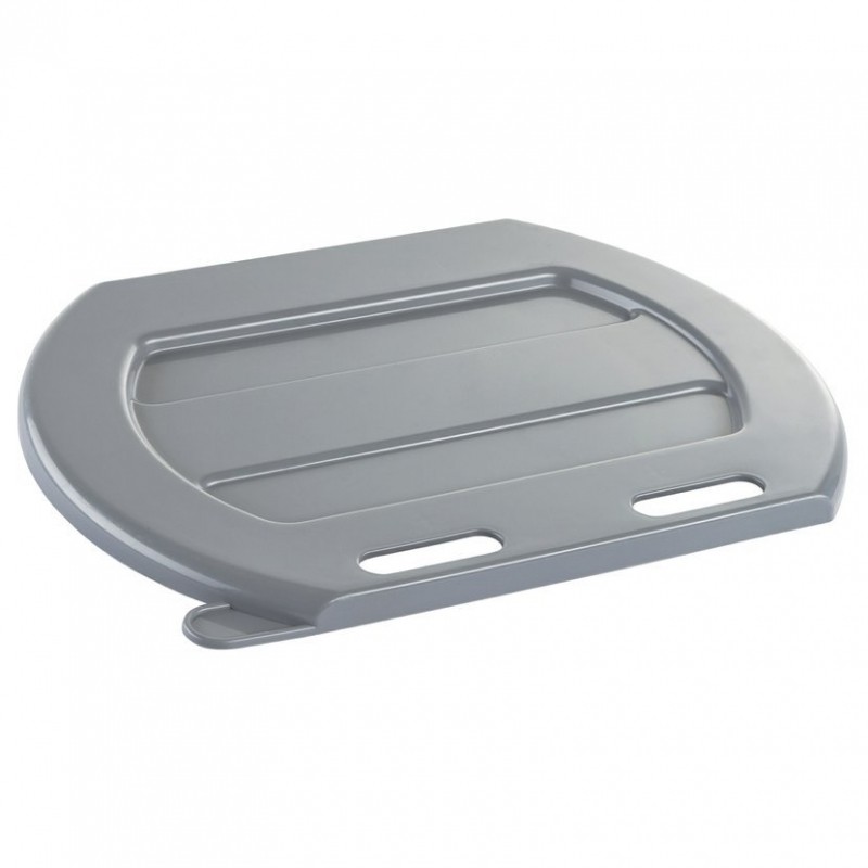 Víko šedé na oboustranně zploštělé napájecí kbelíky 8l